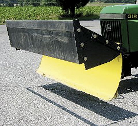 Lawn discount tractor scoop