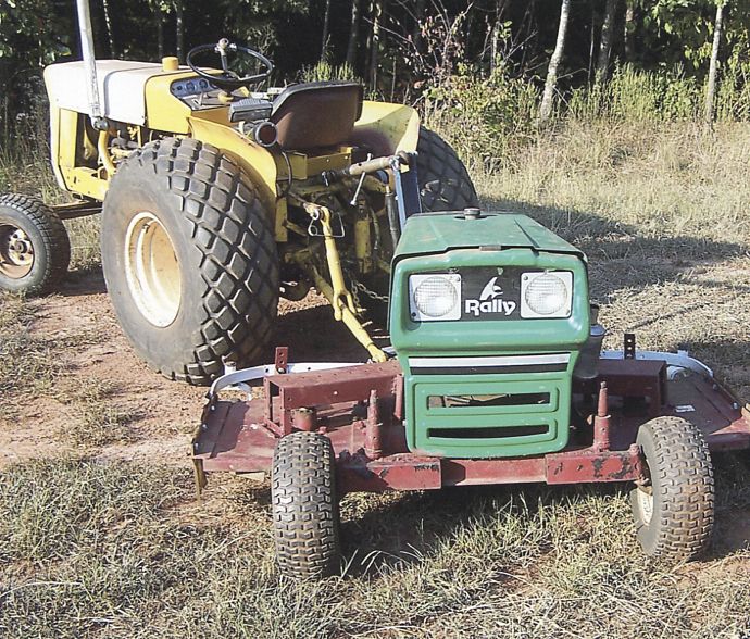 Rally lawn online tractor