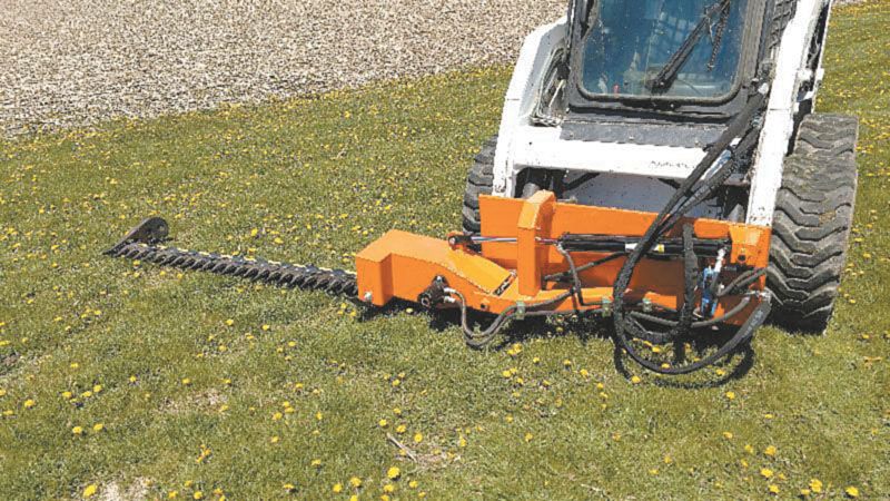 Electric sickle bar discount mower