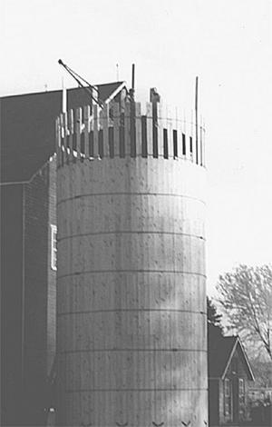 vintage european farm silo