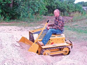 homemade mini dozer tractor